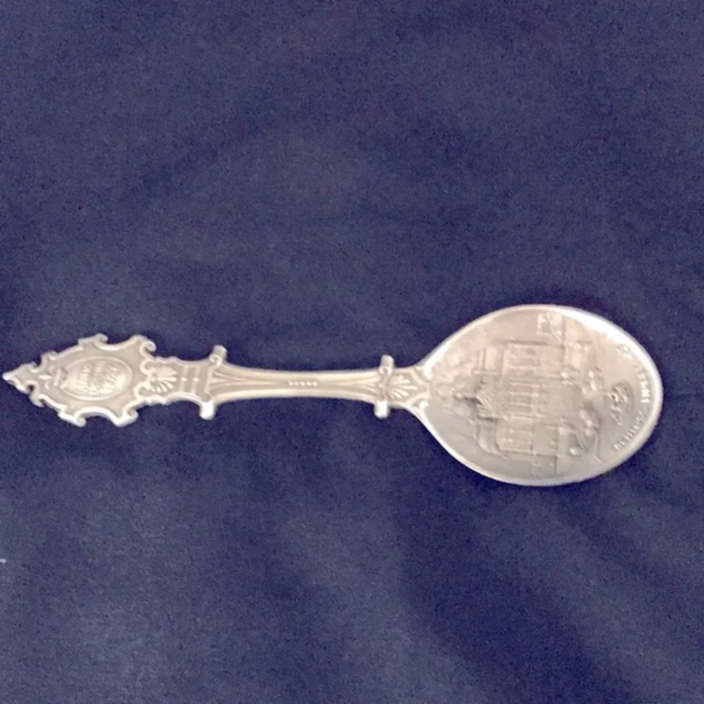 Vintage 1986 German Schloss Linderhof annual tin Zinn spoon collector limited